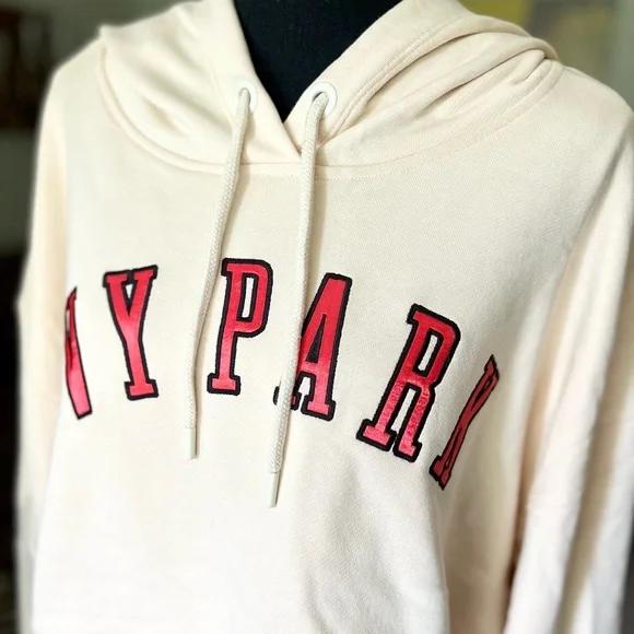 Ivy Park Cropped Hoodie Size Large - Picture 3 of 8